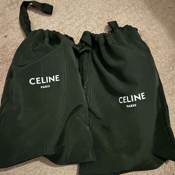 Women’s CELINE Black Loafers with Gold Accent - Picture 5 of 5